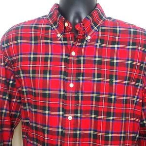 Ralph Lauren Red Flannel Shirt Size L